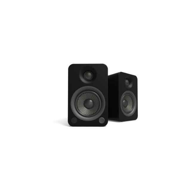 Kanto YU4 Powered Bookshelf Speakers with Bluetooth 4.0 in Matte Black