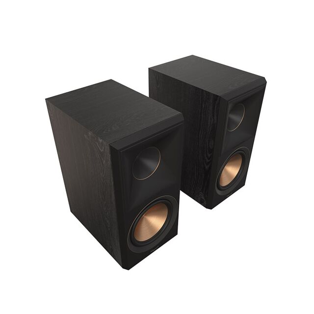 Klipsch RP-600M II Bookshelf Speakers in Ebony Finish: High Performance Meets Elegant Design