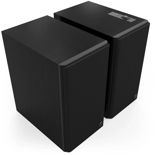 Klipsch THE NINE S2 Dolby Atmos 8 Inch Powered Speakers Pair Ebony