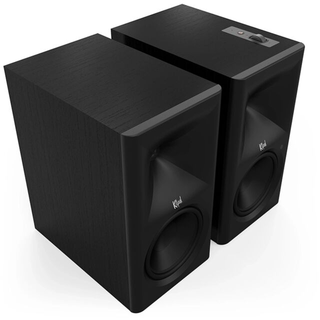 Klipsch THE NINE S2 Dolby Atmos 8 Inch Powered Speakers Pair Ebony
