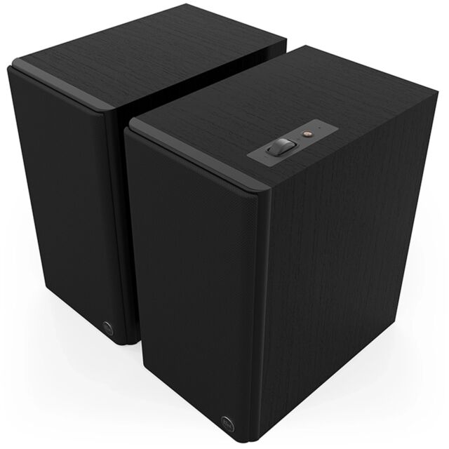 Klipsch THE NINE S2 Dolby Atmos 8 Inch Powered Speakers Pair Ebony