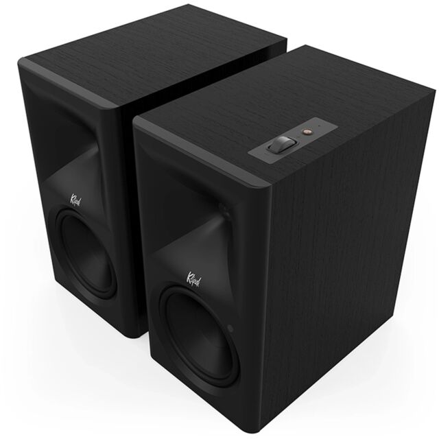 Klipsch THE NINE S2 Dolby Atmos 8 Inch Powered Speakers Pair Ebony