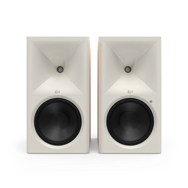 Klipsch THE NINE S2 Dolby Atmos 8 Inch Powered Speakers Pair Red Oak