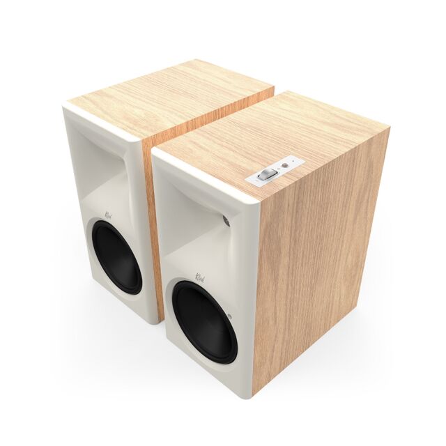 Klipsch THE NINE S2 Dolby Atmos 8 Inch Powered Speakers Pair Red Oak