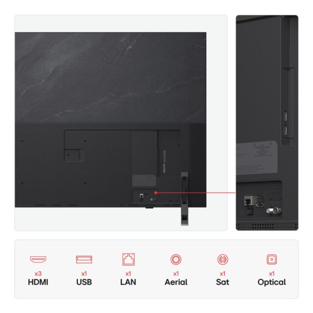 LG 65QNED84A6C.AEK 65inch 4K Ultra HD QNED Smart TV