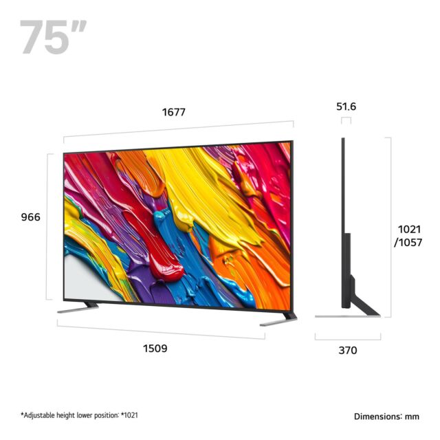 LG 75QNED84A6C.AEK 75inch 4K QNED Smart TV