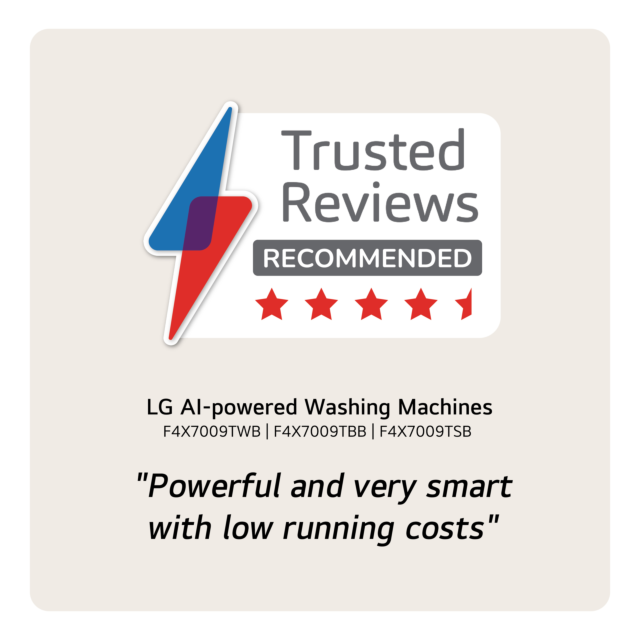 LG F4X7009TWB 9kg 1400 Spin Washing Machine White