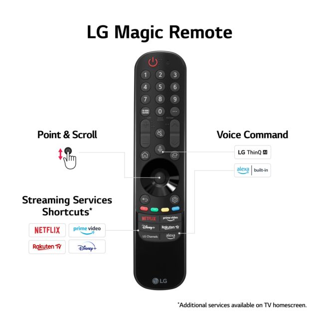 LG OLED55G45LW.AEK 55inch 4K OLED EVO Smart TV - Wall Mount version