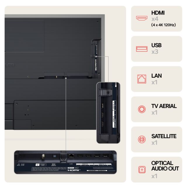 LG OLED55G45LW.AEK 55inch 4K OLED EVO Smart TV - Wall Mount version