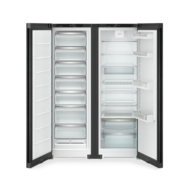Liebherr XRFBD5220 677L No Frost Black Side by Side Fridge Freezer