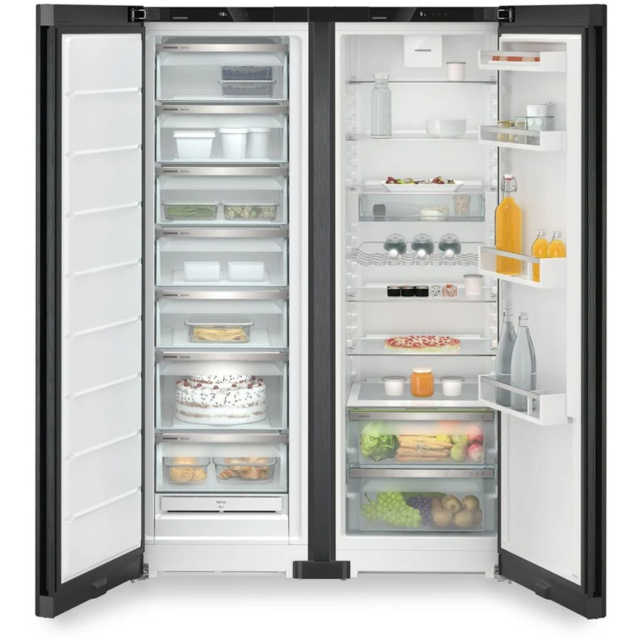 Liebherr XRFSF5240 677L No Frost Silver Side by Side Fridge Freezer