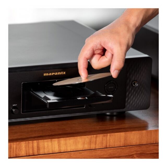 Marantz CD 50n CD Player With Built-in Wi-Fi, Bluetooth, and AirPlay 2 in Black