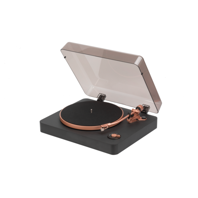 Mitchell Acoustics UStream TT1 Bluetooth Vinyl Turntable Black & Rose Gold
