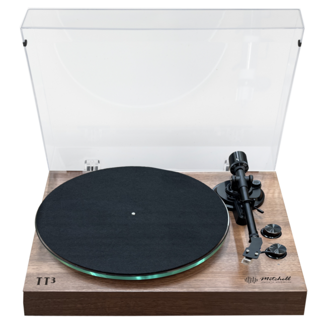 Mitchell Acoustics UStream TT3 Bluetooth Vinyl Turntable - Walnut