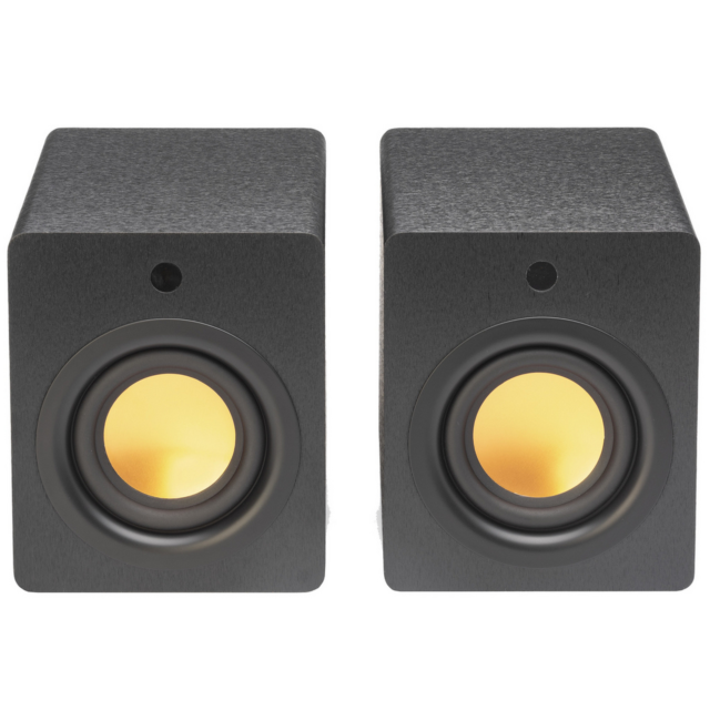 Mitchell Acoustics Ustream Cube Active stereo wireless Speakers - Black