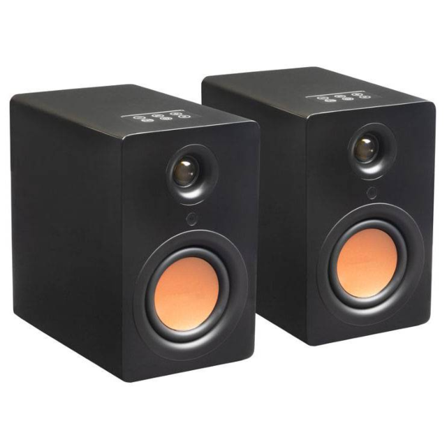 Mitchell Acoustics uStream One MK1 Wireless Active Speakers (Pair) Piano Black