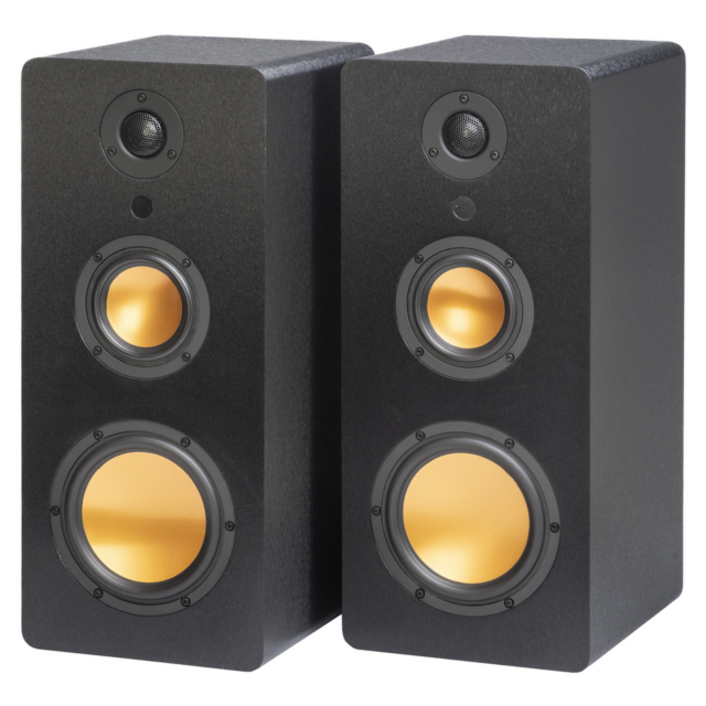 Mitchell Acoustics UStream Three Active stereo wireless Speakers - Black