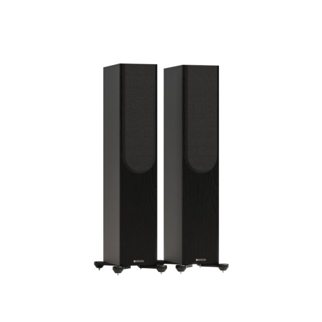 Monitor Audio 7G Bronze 300 Floorstanding Speakers Black Pair