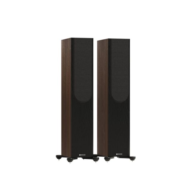 Monitor Audio 7G Bronze 300 Floorstanding Speakers Walnut Pair