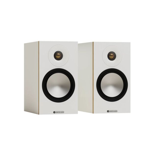 Monitor Audio 7G Bronze 50 Bookshelf Speakers White Pair