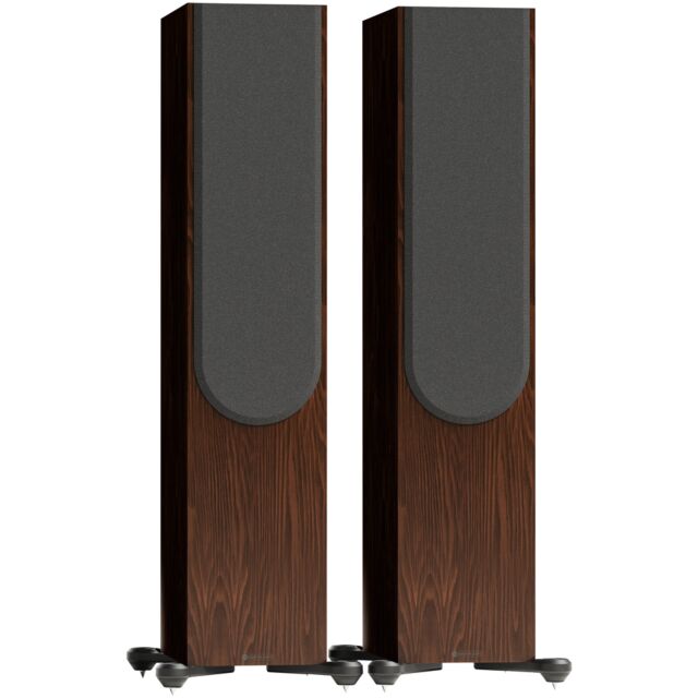 Monitor Audio Silver 500 8G Floorstanding Speakers Pair Walnut
