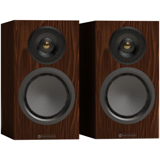 Monitor Audio Silver 50 8G Bookshelf Speakers Pair Walnut