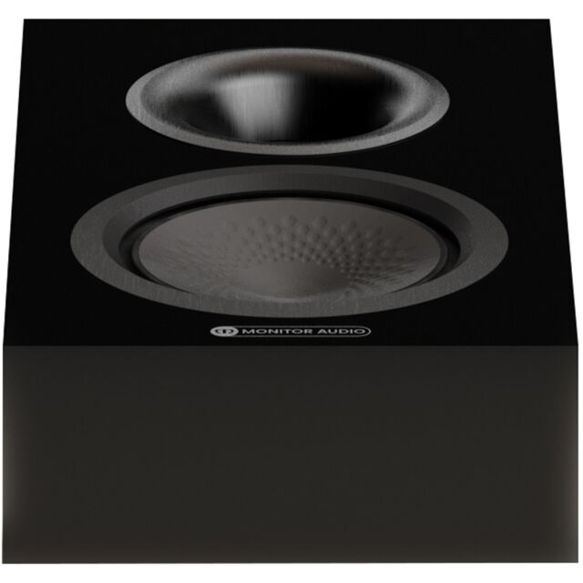 Monitor Audio SILVERAMS8G-BK Silver 8G Dolby Atmos Enabled Speakers Pair High Gloss Black (SS8GAMSBG