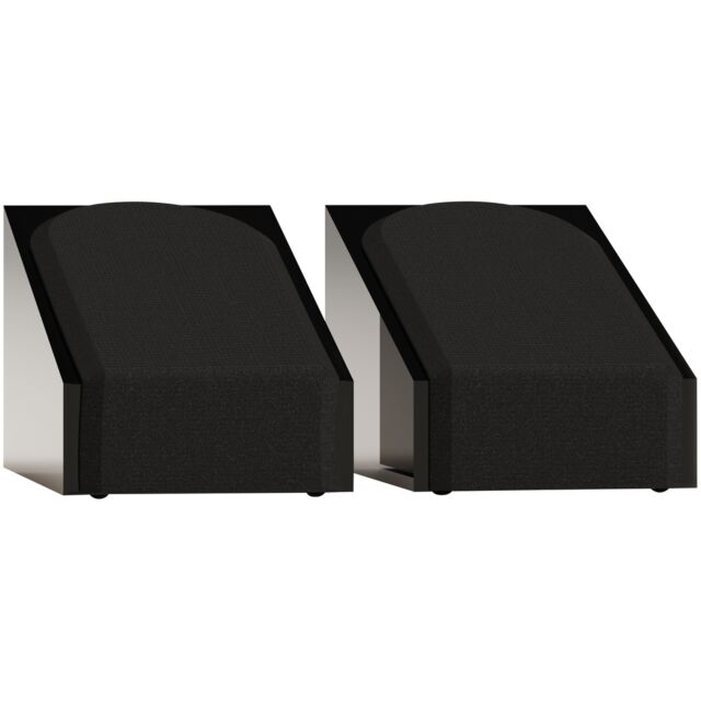 Monitor Audio SILVERAMS8G-BK Silver 8G Dolby Atmos Enabled Speakers Pair High Gloss Black (SS8GAMSBG
