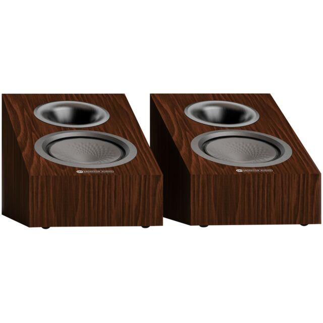 Monitor Audio SILVERAMS8G-WN Silver 8G Dolby Atmos Enabled Speakers Pair Walnut (SS8GAMSWN)