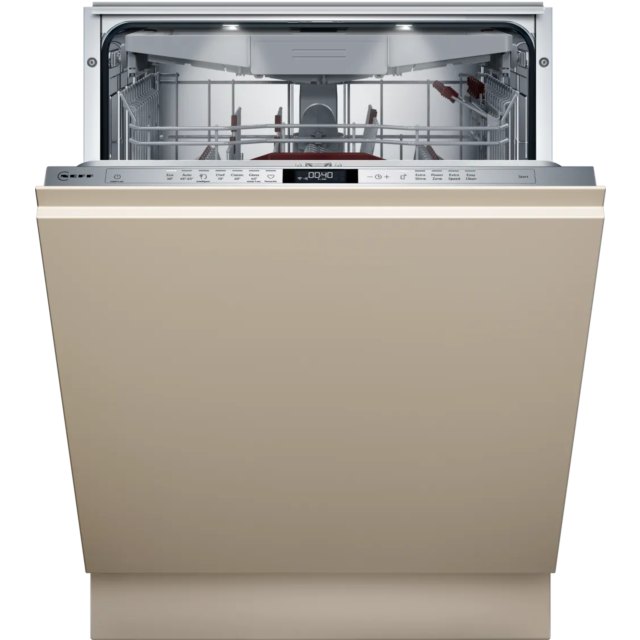 Neff S197YCX05G Fully Integrated Dishwasher, 14 Place Settings