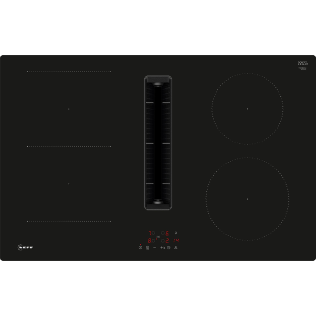 Neff V58NBS1L0 N50 80Cm Venting Induction Hob - Black