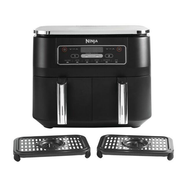 Ninja AF300UK Foodi AF300UK 7.6L Dual Zone Air Fryer and Dehydrator - Black