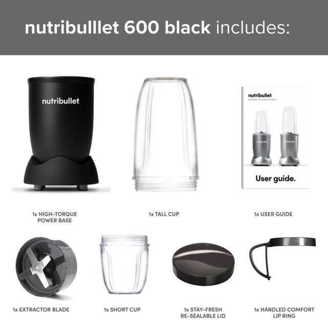 Nutribullet 02548  600 Series Blender - Black