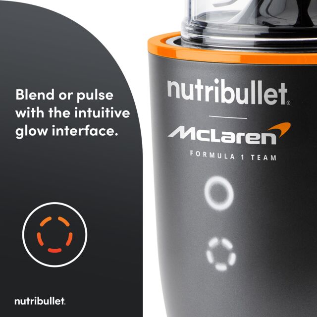 Nutribullet 2776 McLaren F1 Team Ultra 1200W blender in Grey.