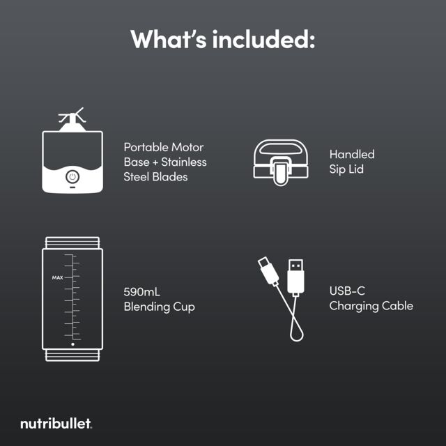 Nutribullet 2777 McLaren Portable Blender in Grey