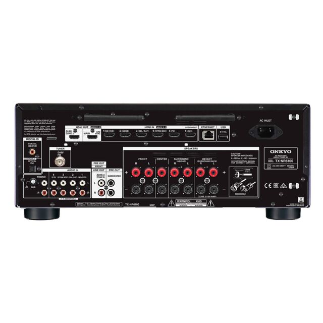 Onkyo TX-NR6100 7.2 Channel Av Receiver - Black