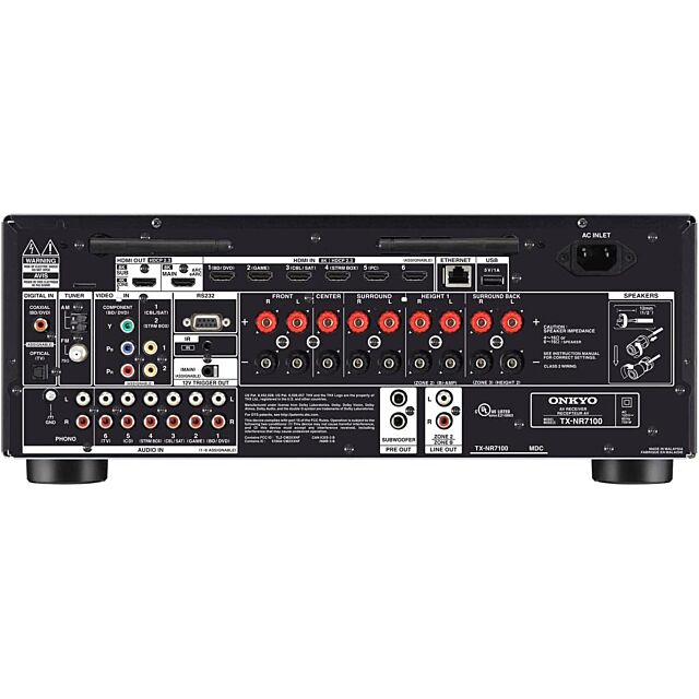 Onkyo TX-NR7100 9.2 Channel Av Receiver - Black