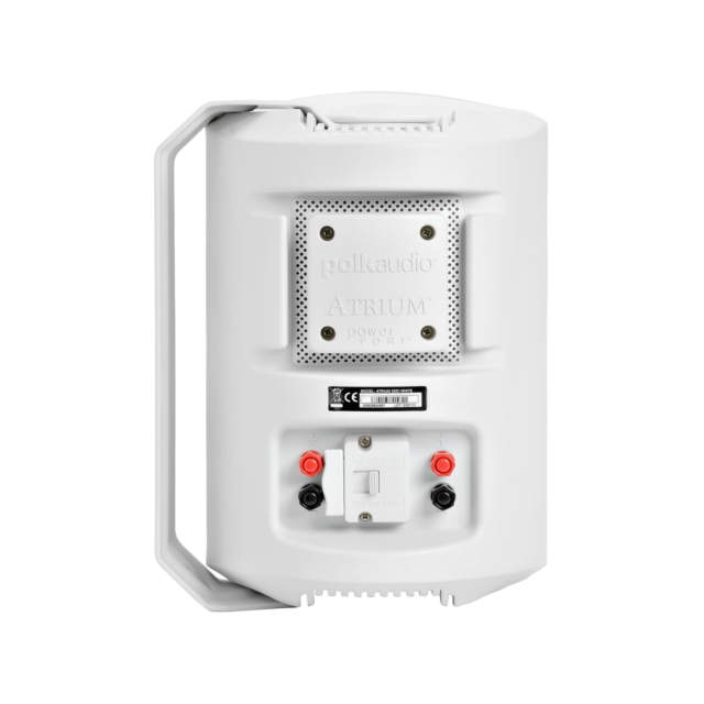 Polk Atrium 5 All-Weather Outdoor Loudspeakers with 5-Inch Drivers Pair White