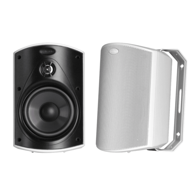 Polk Atrium 5 All-Weather Outdoor Loudspeakers with 5-Inch Drivers Pair White