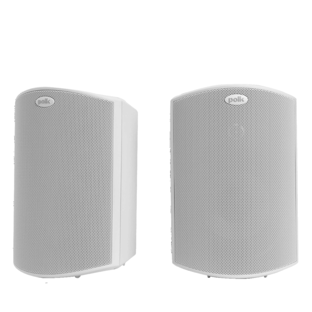 Polk Atrium 5 All-Weather Outdoor Loudspeakers with 5-Inch Drivers Pair White