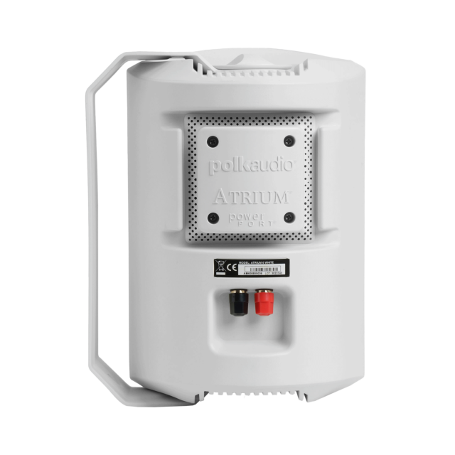 Polk Atrium 6 All-Weather Outdoor Loudspeakers with 5.25inch Drivers Pair White
