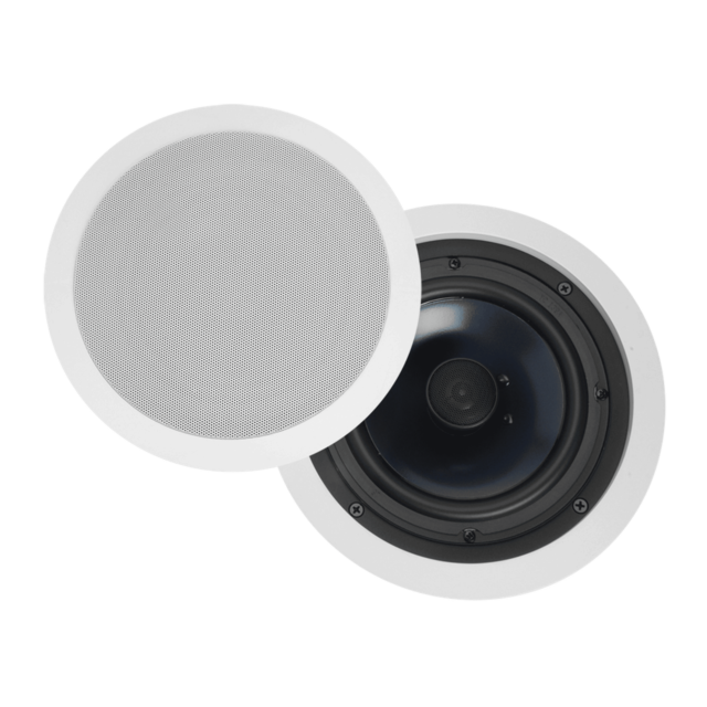 Polk RC80I Round in-ceiling Speakers with 8 Inch Driver Pair