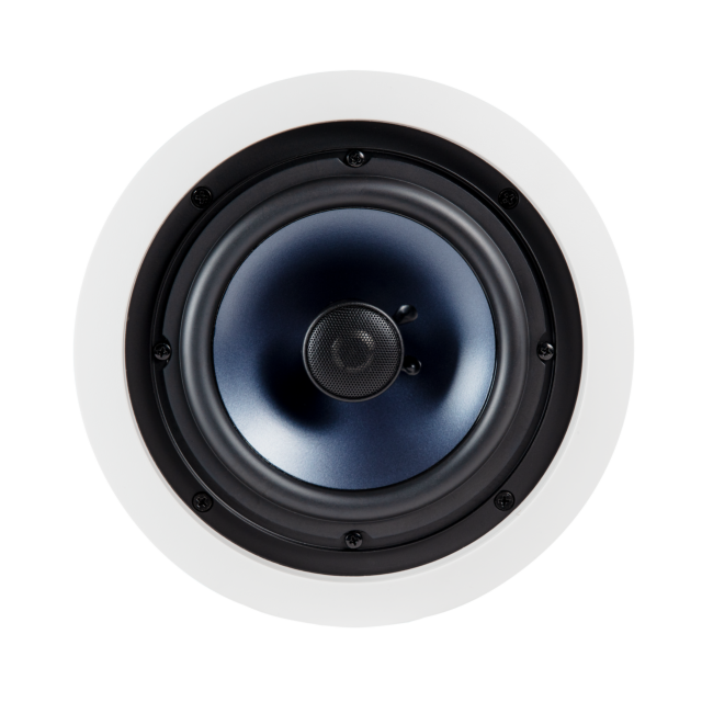 Polk RC80I Round in-ceiling Speakers with 8 Inch Driver Pair