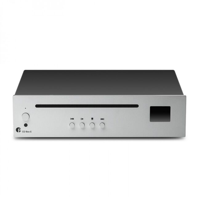 Pro-Ject CD Box E Ultra Compact Entry Level CD Player with Real Red Book CD-DA Drive Silver