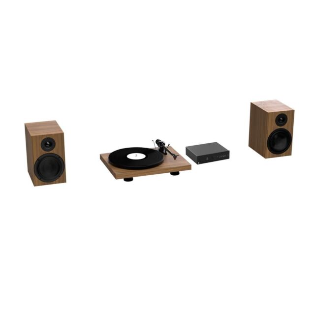 Pro-Ject Colourful Audio System in Walnut Experience True Hi-Fi in One Complete Package