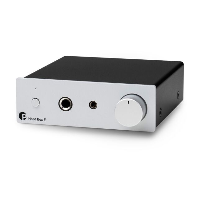 Pro-Ject Head Box E Micro-Sized Headphone Amplifier Silver