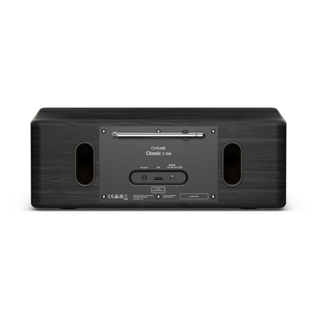 Pure CD6I Dab+/Fm/Internet Radio With CD & Bluetooth - Black/Ash