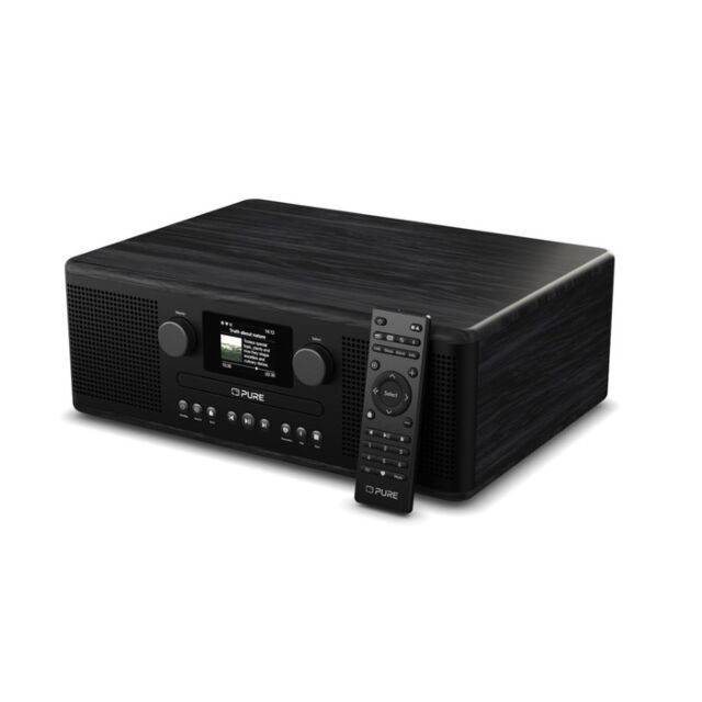 Pure CD6I Dab+/Fm/Internet Radio With CD & Bluetooth - Black/Ash