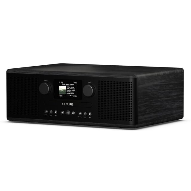 Pure CD6I Dab+/Fm/Internet Radio With CD & Bluetooth - Black/Ash