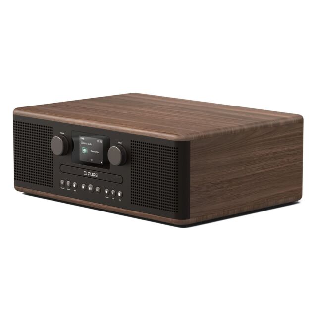Pure Claasic C-D6 Dab+/Fm Radio With CD & Bluetooth in Coffee Black